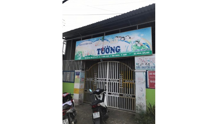 Bán nhà và kho Măt Tiền Trần Văn Giàu, Lê Minh Xuân 13.5*50
