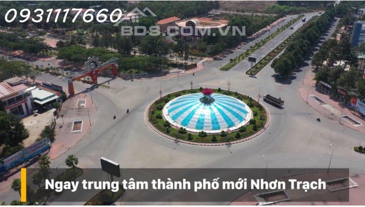Bán đất ngay UBND Nhơn Trạch SHR, TC 100% giá 1 tỷ, 100m2