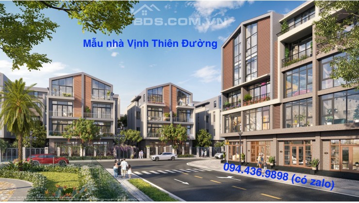 Bán căn Shophouse view trực diện công viên nước Paradise Bay tại Vin OCP3