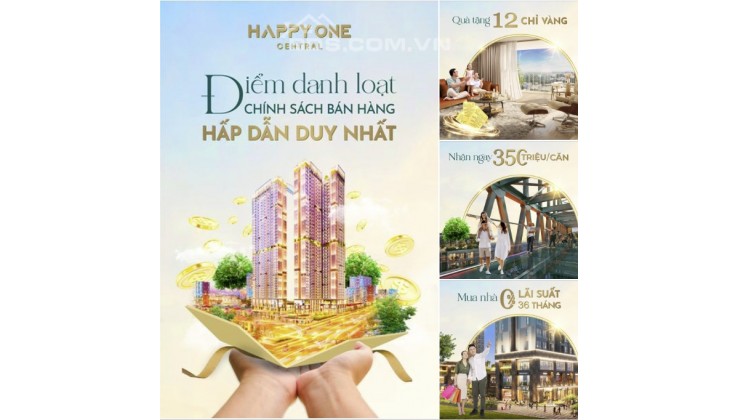 Sở hữu căn hộ đẳng cấp nhất Bình Dương- Happy One Central chỉ với 500tr cùng nhiều ưu đãi hấp dẫn dịp cất nóc tháng 7/2023