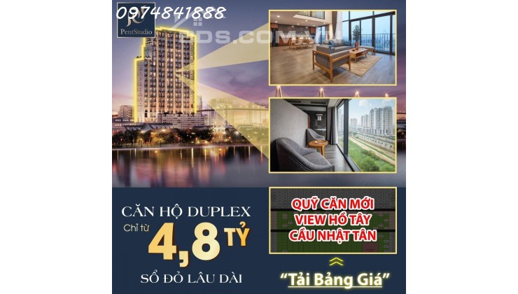 Bán 1 số căn suất ngoại giao dự án PentStudio 699 Lạc Long Quân (giáp Lotte Mall)