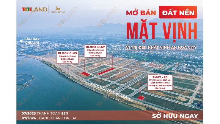 Duy nhất 1 lô mặt biển Võ Chí Công chỉ 18 triệu/m2 Quảng Nam