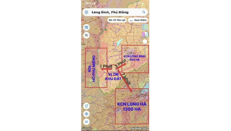 Bán đất liền kề KCN Long Bình 5x50 có thổ cư giá 290tr/nền