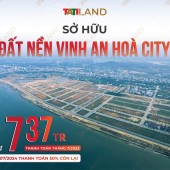 Cần bán lô đất với 737tr (50%) đất mặt Vịnh đường 7.5m