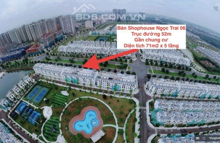 Chính chủ bán Shophouse Ngọc Trai 06 trục đường 52m - Vinhomes Ocean Park Gia Lâm