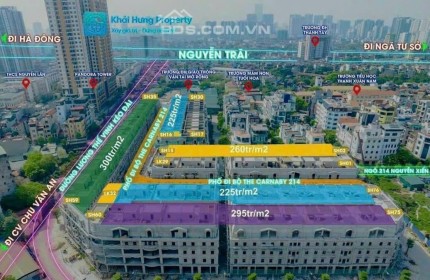 Mở bán đợt 1 dự án thấp tầng Rue De Charme - Thanh Xuân, Hà Nội