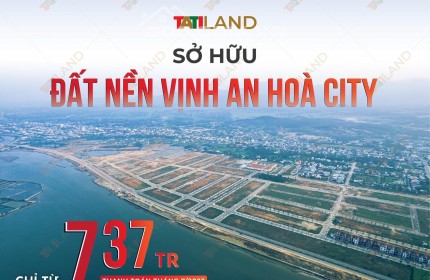 Cần bán lô đất với 737tr (50%) đất mặt Vịnh đường 7.5m