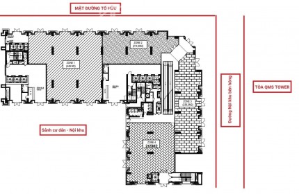 Cần bán sàn thương mại tầng 1 Roman Plaza Tỗ Hữu