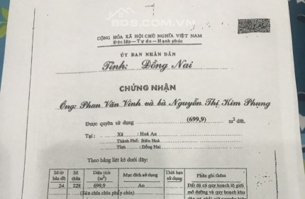 Bán khách sạn 42 phòng hơn 800m2 MT đường lớn Hoàng Minh Chánh, xã Hóa An, 35 tỷ. Lh:0909607088.