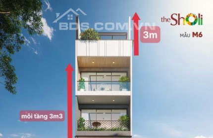 Nhà phố liền kề Aeonmall - 5x16m, sổ riêng, 1 trệt 1 lửng 3 lầu 1 thượng 1 mái