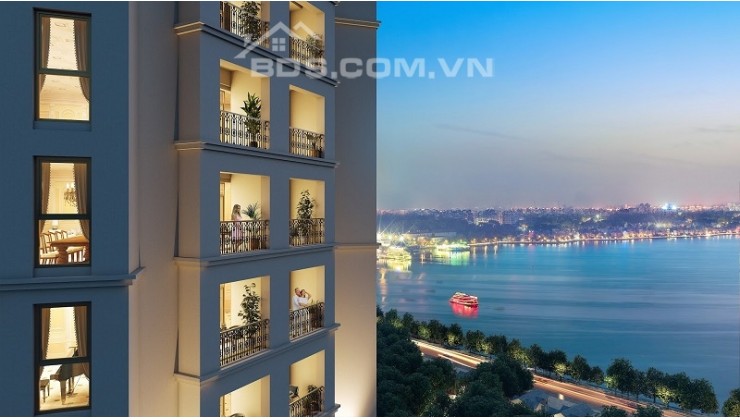 Chuyển nhượng căn hộ vip 2PN x 79m2 view Hồ Tây tại chung cư Tân Hoàng Minh
