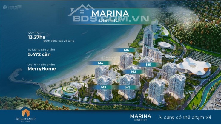 Hot! Hưng Thịnh giữ chỗ mở bán căn hộ Marina District. Giá chỉ từ 1,3 tỷ/căn, kèm lãi suất 8,8%/năm