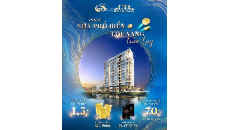 Sở hữu ngay căn hộ cao cấp CT1 Riverside Luxury chỉ với 1 tỷ 500.