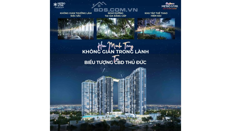 Căn hộ Metro Star kết nối trực tiếp với Ga Metro số 10 bằng cầu bộ hành kết nối vào dự án