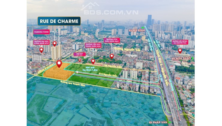 Dự án Liền kề và Shophouse huyện Thanh Trì hàng đầu tư giá trị lâu dài, đón sóng lên quận năm 2025