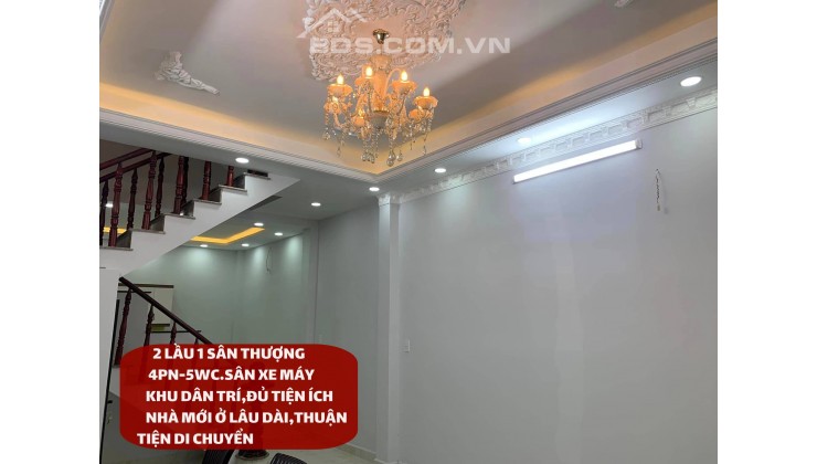 Nhà Phố 3 tầng Sổ riêng 60m2 xe hơi tận nơi TT Nhà Bè