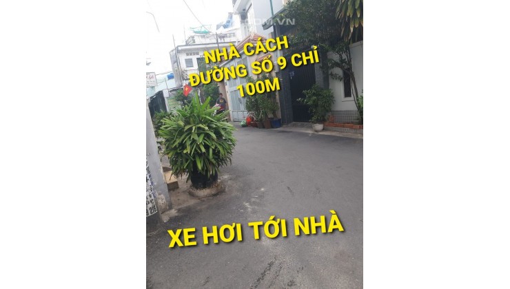 Xả - 5 tỷ có nhà HXH Đường Số 9 Phường 16 Gò Vấp TPHCM