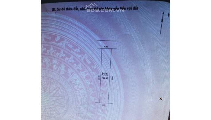 Chính chủ cần bán gấp nhà đất bìa làng quy hoạch mở đường 30m tại Thố Bảo Vân Nội giá ngộp chỉ 4x