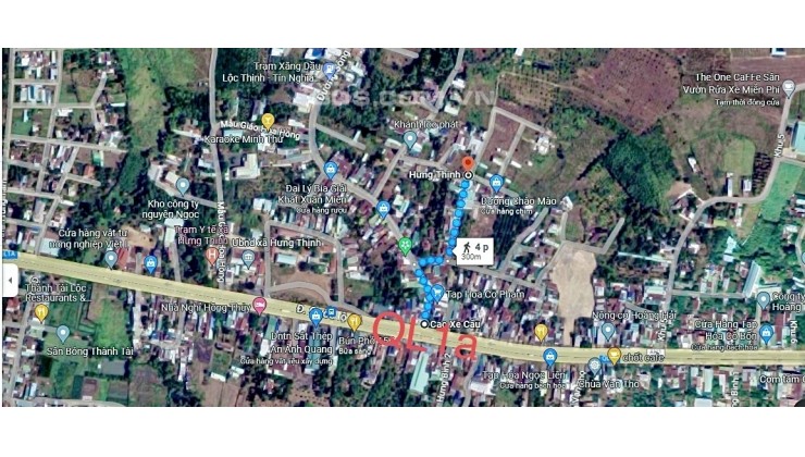 100m2 mặt tiền đường chính khu dân cư QL1A đất Trảng Bom