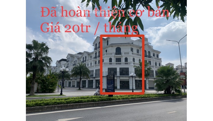 20tr Sơ hữu ngay căn shophouse Góc tại Vinhomes Ocean Park Gia Lâm