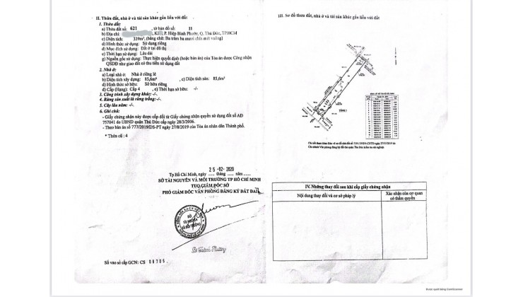 bán nhà 339m2 giá 22,5tỷ hai mặt tiền