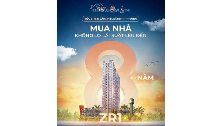 Chỉ từ 150 tr sở hữu ngay căn hộ chung cư tại Vinhomes Ocean Park Gia Lâm. Không lo lãi suất lên đến 8 năm