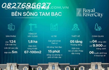 SIÊU PHẨM LÕI TRUNG TÂM TP HẢI PHÒNG - DỰ ÁN ROYAL RIVER CITY - Hiepphung