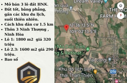 1.600m2 Đất Ninh Hòa, siêu rẻ chỉ 290 triệu, bao sang tên