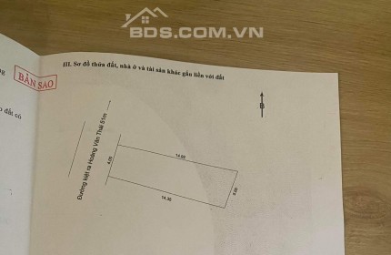 cần bán lô đất k113n hoàng văn thái kiệt 5m