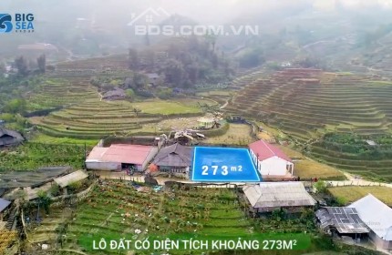 Bán nhanh mảnh đất ở Sapa diện tích 273m2, view bao quanh là ruộng bậc thang