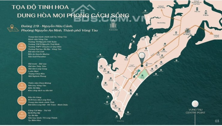 Căn hộ cao cấp VUNG TAU CENTRE POINT khu đô thị Chí Linh