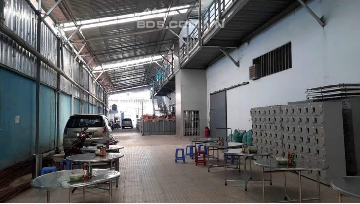 MB kho bãi xưởng cho thuê 2400m2 Tân Thới nhất quận 12