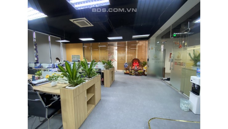 Cho thuê văn phòng hạng B diện tích 222m2 giá chỉ 12$/m2 tại tòa Yên Hòa Park View