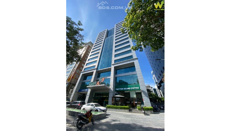 Cho thuê văn phòng tòa Việt Á phố Duy Tân, Cầu Giấy diện tích 100m2 - 800m2 giá 200.000đ/m2