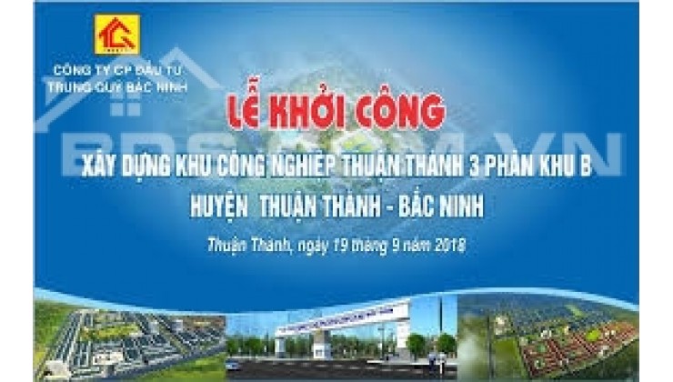 Bán 10 000 m2 đất công nghiệp Thuận Thành 3, Bắc Ninh