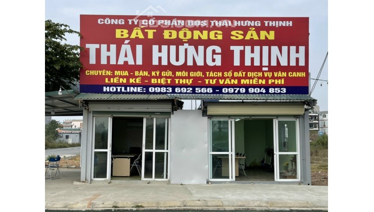 Chính chủ bán lô đất dịch vụ Vân Canh số 197 có diện tích 55,9m, sổ đỏ riêng biệt. giá rẻ, vị trí đẹp đắc địa