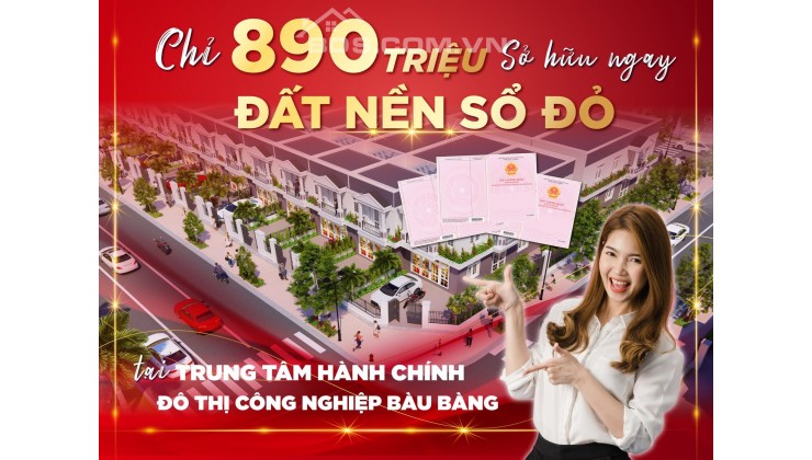 Chỉ 15% ( 233 Triệu ) Sở Hữu Đất Nền Có Sổ Ngay Tại KCN Bàu Bàng – Nam An Bàu Bàng