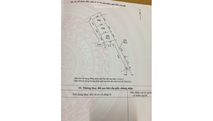 Bán lô đất 2 mặt tiền 45m2 Việt Hùng – Đông Anh, đường thông ô tô giá chỉ 1,1x tỷ. Lh 0981568317