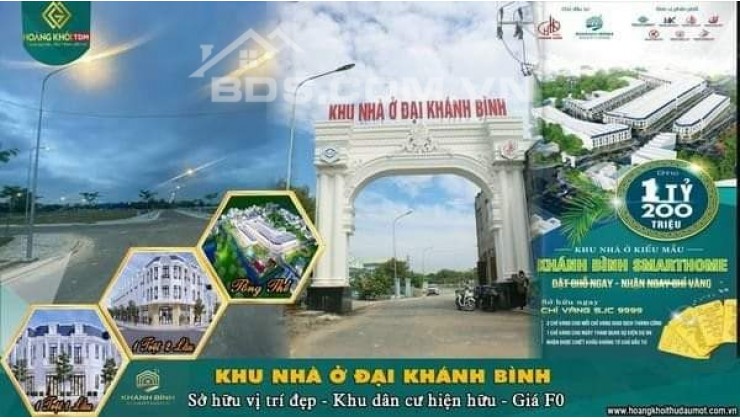 Khu Nhà Ở Khánh Bình Smatrthome Tân Uyên Bình Dương.Gía chỉ 750 triệu