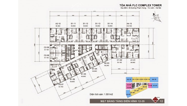 Hàng Hiếm ! FLC Phạm Hùng 94m2 3PN 2wc chỉ với 4 tỉ full NT 2 Mặt thoáng
0968396062