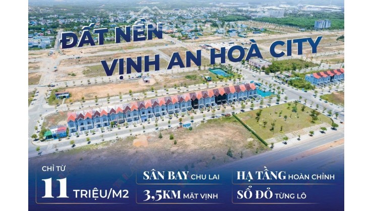 Nét đẹp Khu đô thị Vịnh An Hòa - Gần biển, liền kề tuyến đường dẫn lên sân bay Chu Lai, với trục đường 17.5M