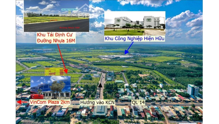 Đất KDC Becamex Chơn Thành , 150m2 ( Thổ Cư 100% )