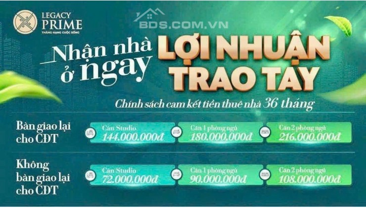 Mua căn hộ thanh toán 10% tới khi nhận nhà, chủ đầu tư hỗ trợ 100% lãi đến khi nhận nhà.