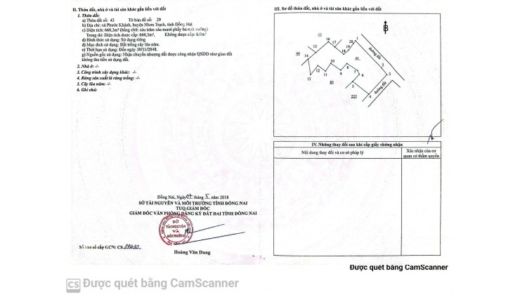 Cần bán đất nền tại xã Phước Khánh, huyện Nhơn Trạch, đồng nai