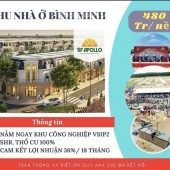Bán đất dự án Khu nhà ở Bình Minh thị xã Bến Cát, trả trước chỉ 480 triệu