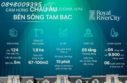 SIÊU PHẨM ROYAL RIVER CITY 80 HẠ LÝ