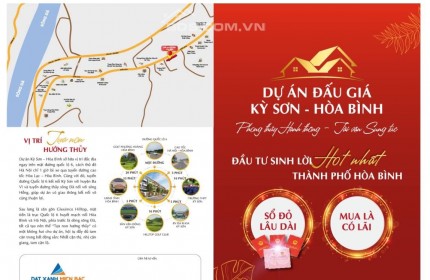 Đất đấu giá mặt đường quốc lộ 6 - phường Kỳ Sơn - TP Hòa Bình