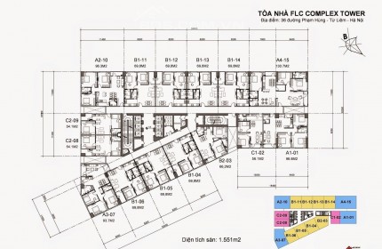 Hàng Hiếm ! FLC Phạm Hùng 94m2 3PN 2wc chỉ với 4 tỉ full NT 2 Mặt thoáng
0968396062