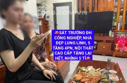 Nguyễn Văn Nghi - gần ĐH CÔNG NGHIỆP, NHÀ ĐẸP , 5 TẦNG 4PN