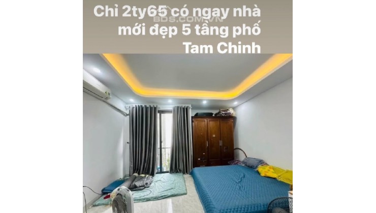 NHÀ ĐẸP TAM TRINH- HOÀNG MAI - 27M2 - 5 TẦNG - MẶT TIỀN 4.5M - GIÁ 2.65 TỶ ( THƯƠNG LƯỢNG )